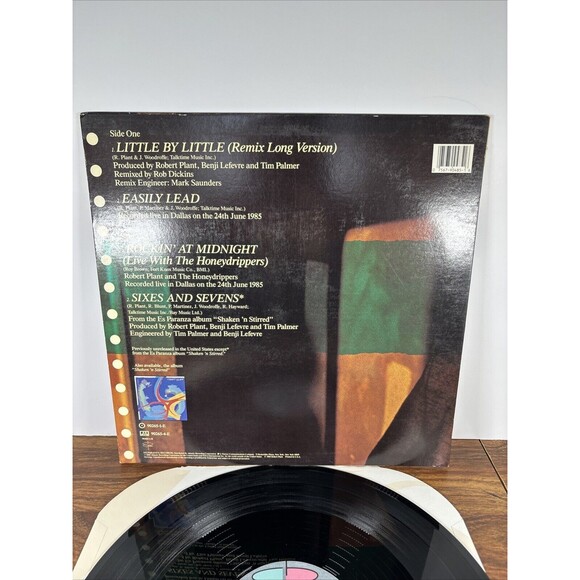 Robert Plant Little By Little EP 12" Vinyl Record -Collectors Edition A1 90485 - Picture 10 of 13